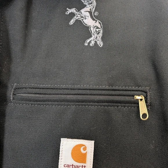 Rare Carhartt Black Made In USA Detroit Jacket - Picture 3 of 13